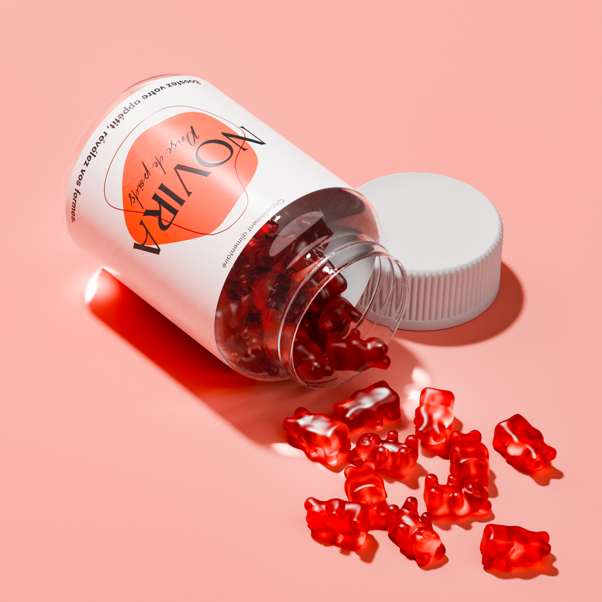 Prise de poids - Gummies végan goût fraise