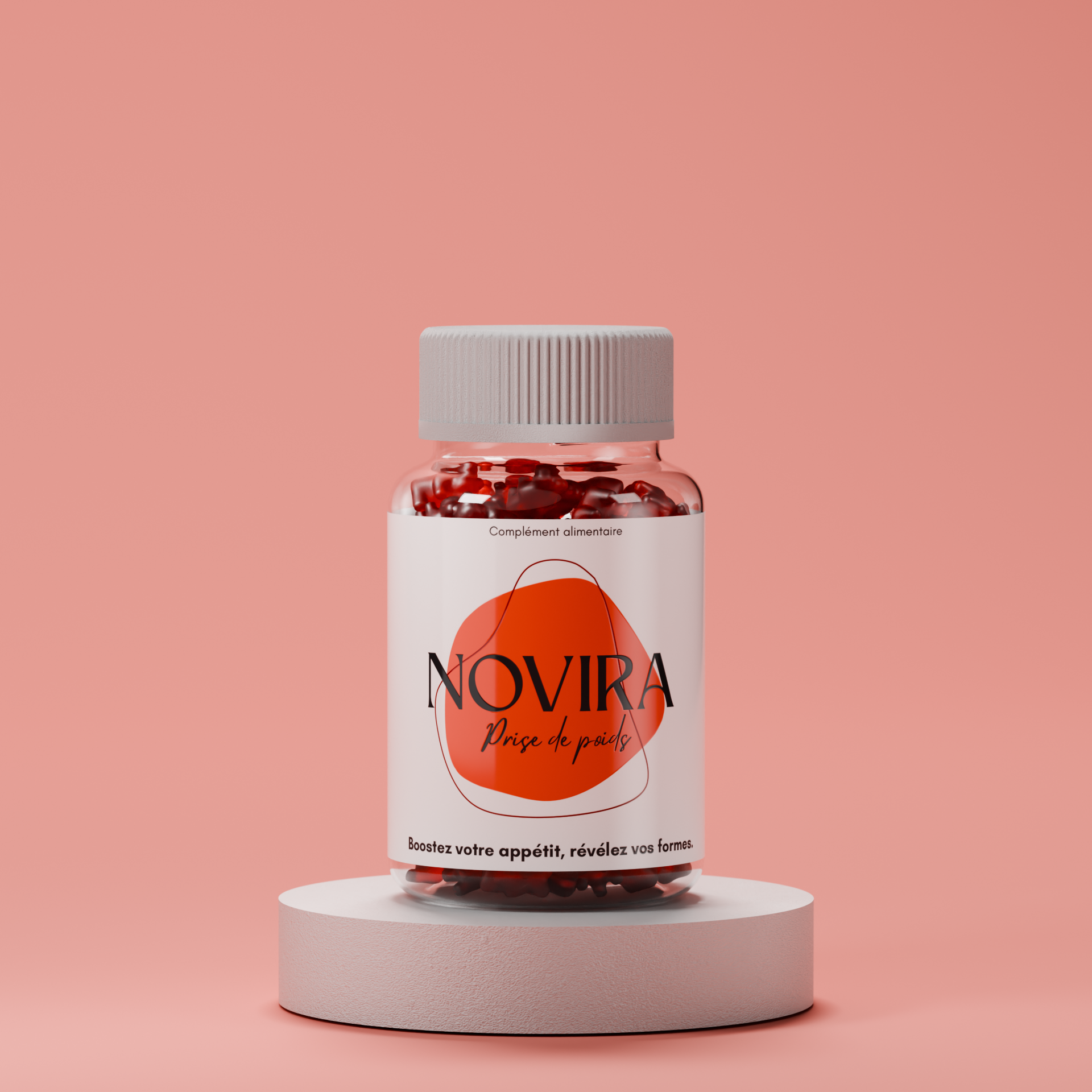 Prise de poids - Gummies végan goût fraise